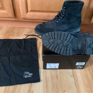 Saks Fifth Avenue Suede Wingtip Boot